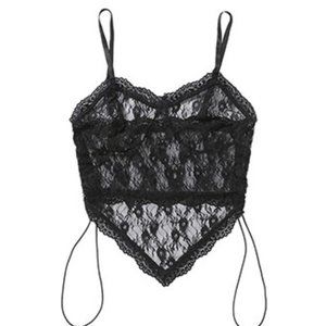 Black lace slim body small sling